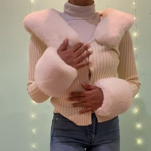 FUAX FUR CARDIGAN 🤍